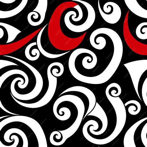 premium photo maori koru pattern derived   spiral shape