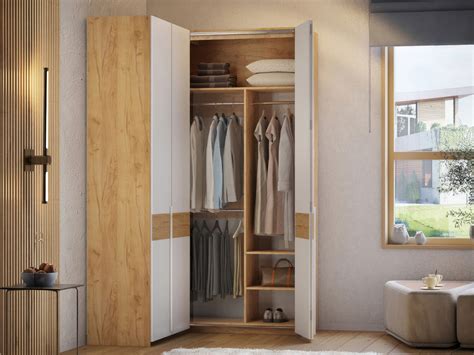 Угловой шкаф со складными дверями Эйч Лайт 2+2 от фабрики Стиль