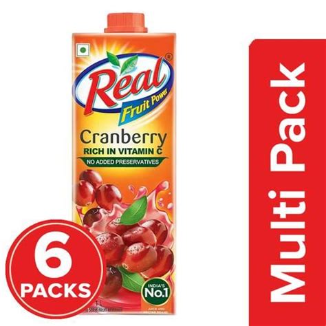 Buy Real Fruit Juice Cranberry Rich In Vitamin C Online At Best