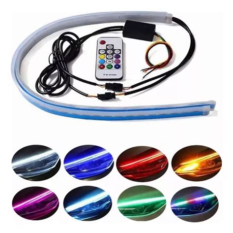 Tira Faro Led Rgb Con Control Secuencial Drl Cm Exterior Cuotas Sin