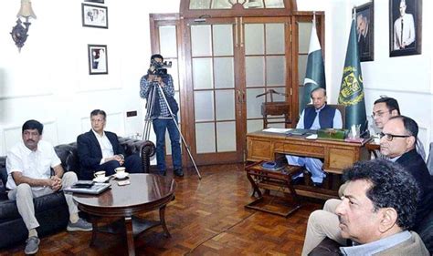 Prime Minister Muhammad Shehbaz Sharif Chairs A Meeting To Review