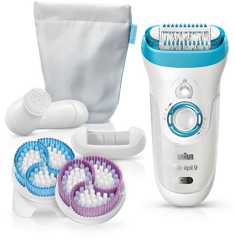 Braun Silk-epil 9 SkinSpa 9-969E - Епилатор с четки за тяло и лице ...
