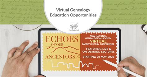 Virtual Genealogy Education Opportunities – Family Locket
