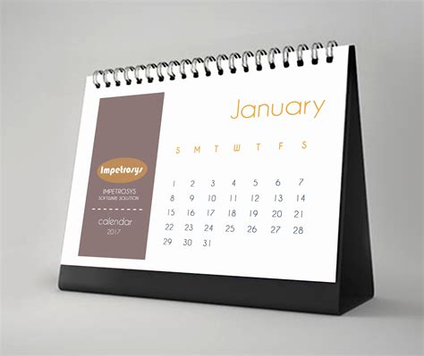 Wall calendar design ideas