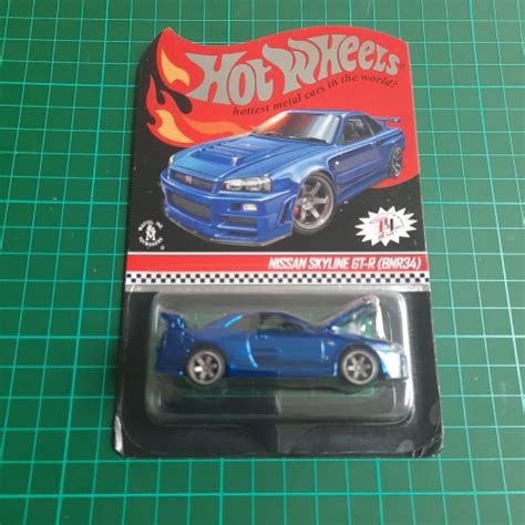 Jual Hot Wheels Edisi Rlc Nissan Skyline Gt R Bnr Blue Jakarta Selatan Bighero Tokopedia