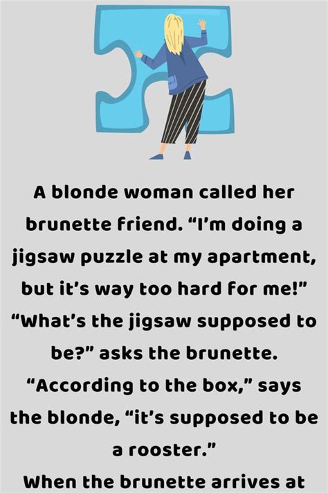 Puzzle With The Blonde
