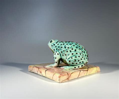 Charming Italian Ceramic Toad On A Tile C1960s For Sale At 1stDibs