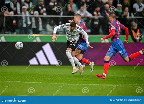 T Mobile Ekstraklasa Legia Warszawa Rakow Czestochowa Editorial Stock