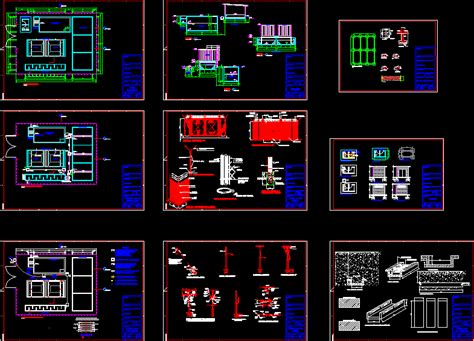 Planta De Tratamiento Aguas Residuales En Autocad Librer A Cad