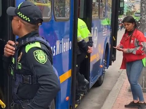 Transmilenio y la Policía implementan nueva estrategia para evitar