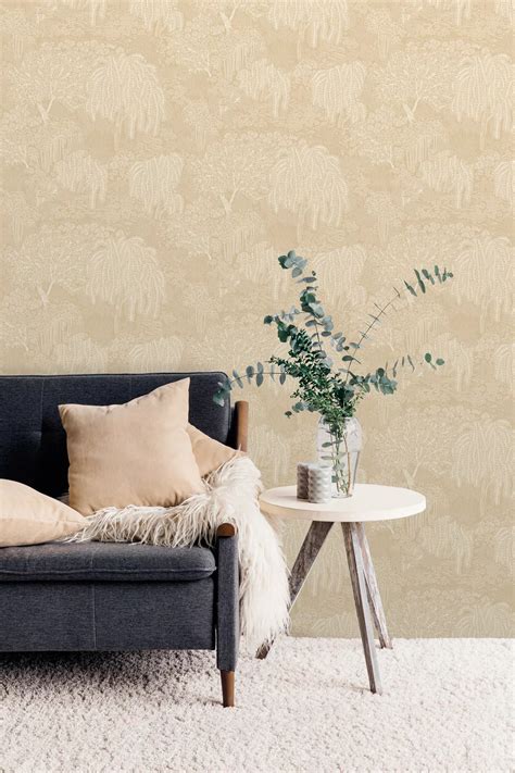 Papier peint Jardin Minimaliste beige nude Allure de Lutèce