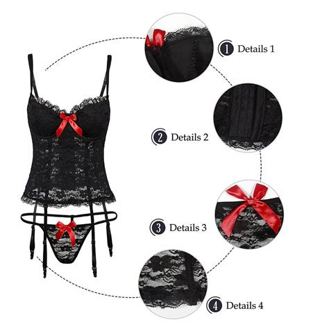 Women S Sexy Lingerie Babydoll Sleepwear Underwear Lace Nightwear Dress G String EBay