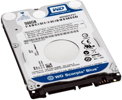 Western Digital Scorpio Blue 500GB WD5000LPVT Вътрешен хард диск - цени ...
