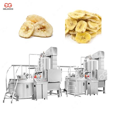 Low Temperature Okra Fruits Vegetables Vacuum Frying Machine Banana