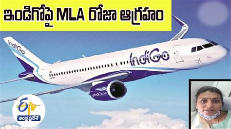 పరజల జవతలత ఇడగ చలగట MLA Roja Indigo Flight to Tirupati