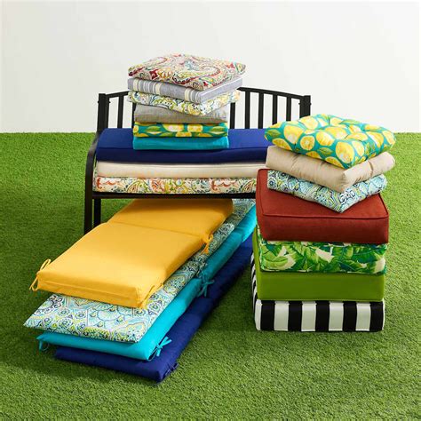Calisto Pinstripe Outdoor Square Seat Cushion At Home