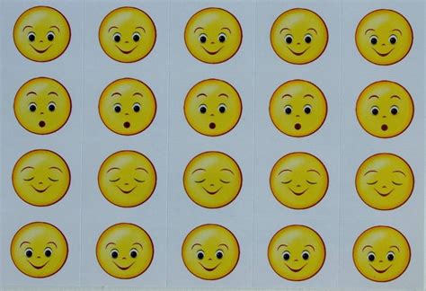 Картинки смайлики для детей в детском саду настроения (43 фото)