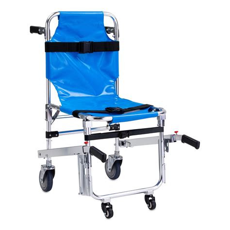 Line2design Stair Chair 4 Wheels Ambulance Firefighter Evacuation Medical Transport Chair With