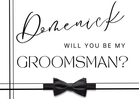 Jr Groomsman Proposal Groomsmen Proposal Card Best Man Proposal Card