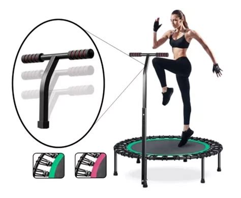 Mini Cama Elastica Trampolin Saltarin 106cm Gym Con Manubrio