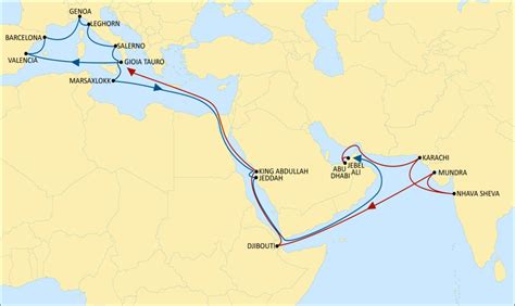 Msc Port Rotation Change On India To West Med Service Dst Daily