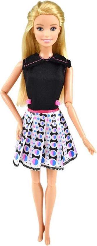 Poppenkleertjes Geschikt Voor Barbie Set Van Outfits Voor