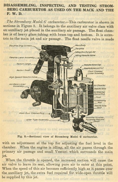 British Manual On Stromberg Carburetor 8