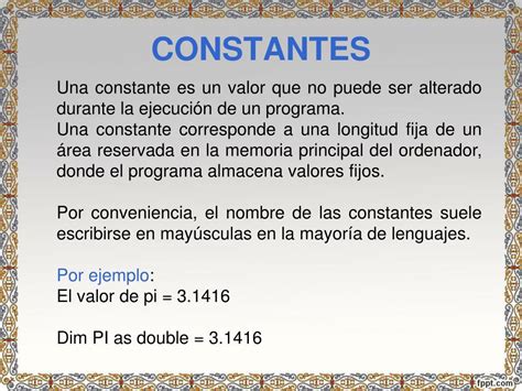 Ppt Variables Y Constantes Powerpoint Presentation Free Download Id4068319