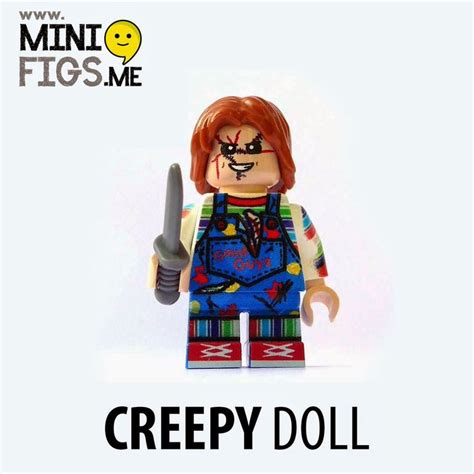 Lego Horror Icon Mini Figures | Custom lego, Lego halloween, Creepy dolls
