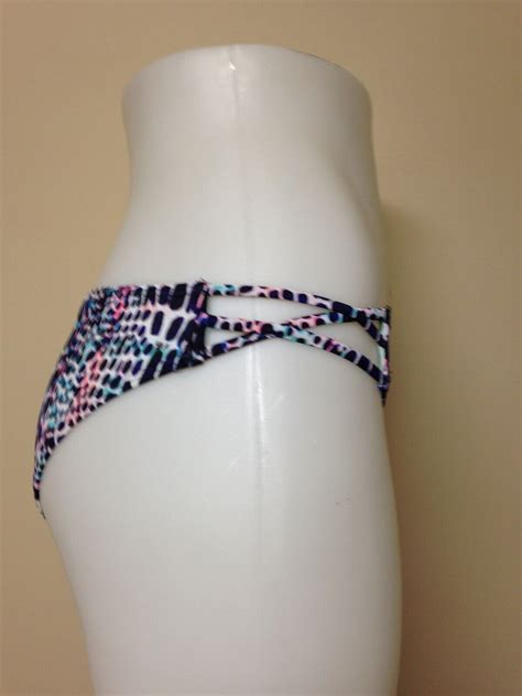 Sundazed Sasha Strappy Hipster Bikini Bottoms F Multi Med Nwt Ebay