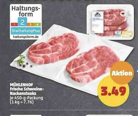 M Hlenhof Frische Schweine Nackensteaks Angebot Bei Penny Prospekte De