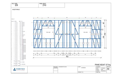 Professional Cold Formed Steel Framing Software Vertex Bd Software