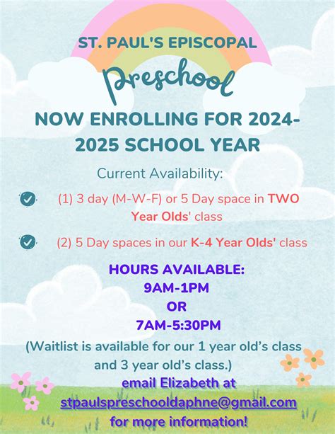 St Paul's Episcopal Preschool, Daphne | Daphne AL