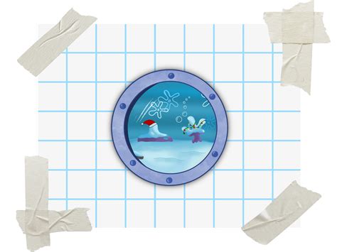 Spongebob Window Into Bikini Bottom Sticker Spongebob Etsy