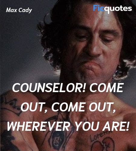 Cape Fear Quotes - Top Cape Fear Movie Quotes