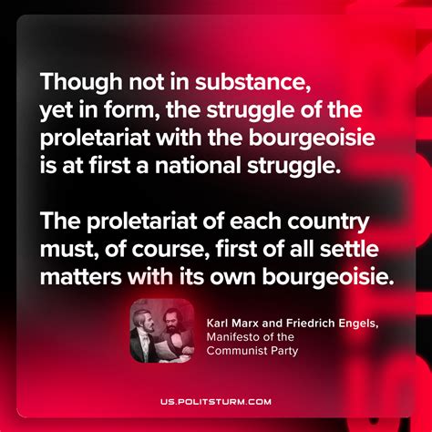 Marx on the Struggle of the Proletariat with the Bourgeoisie