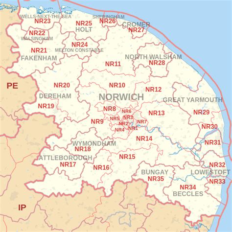 Norwich Postcode Information List Of Postal Codes Postcodearea Co Uk