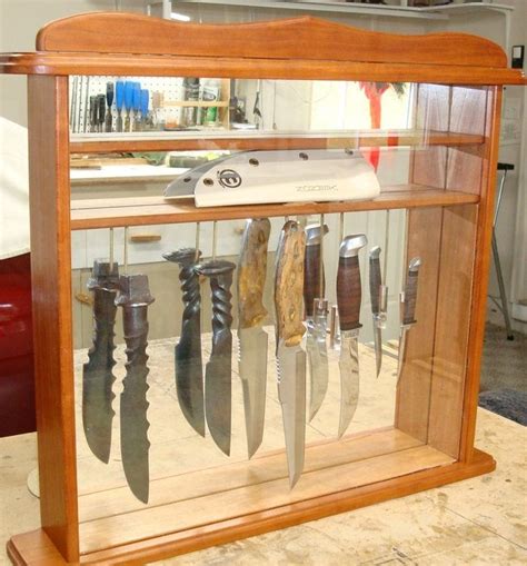 Knife Display Case By Poospleasures LumberJocks Woodworking