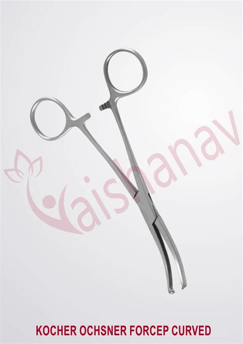 vaishanav kocher ochsner forcep curved surgical instrument
