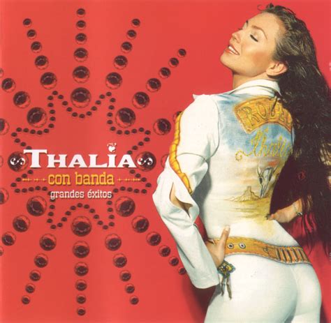 Car Tula Frontal De Thalia Grandes Exitos Con Banda Portada