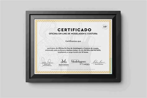 Baixe o seu Certificado de Participação na Oficina de Modelagem e