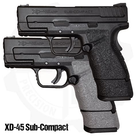 Traction Grip Overlays for Springfield XD-45 Mod.2 Sub-Compact Pistols