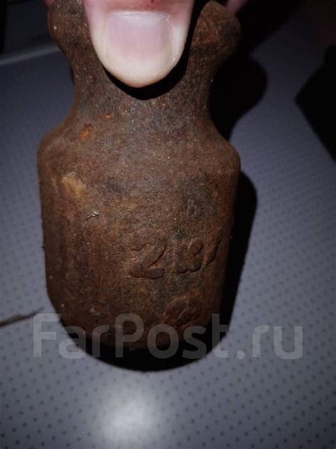 Гиря весовая 2 кг СССР для весов, б/у, в наличии. Цена: 300₽ во ...