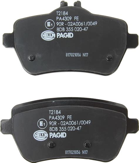 Pagid Rear Disc Brake Pad Set For Mercedes Benz