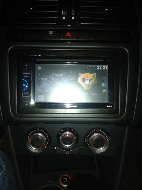 Крутилки на печку и автомагнитола Pioneer AVH-X1500DVD — Volkswagen ...