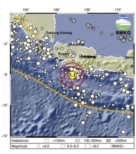 Gempa M 51 Guncang Sukabumi Terasa Hingga Pelabuhan Ratu