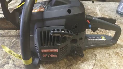 Craftsman S165 Chainsaw Review