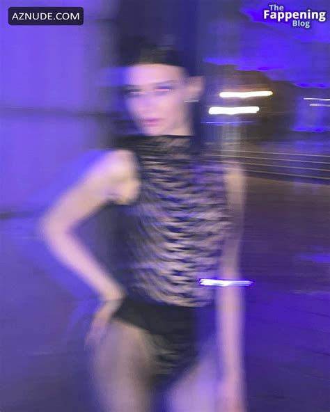 Alice Pagani Sexy Flaunts Her Hot Breasts Wearing A Seductive See