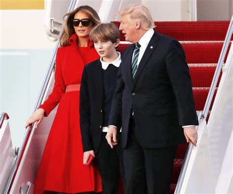 Barron Trump Makes Rare White House Visit