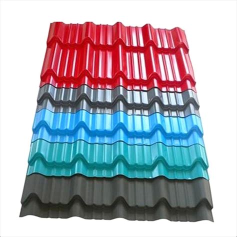 Color Coated Cold Rolled PVC Roofing Sheet at Rs 50/square feet in ...